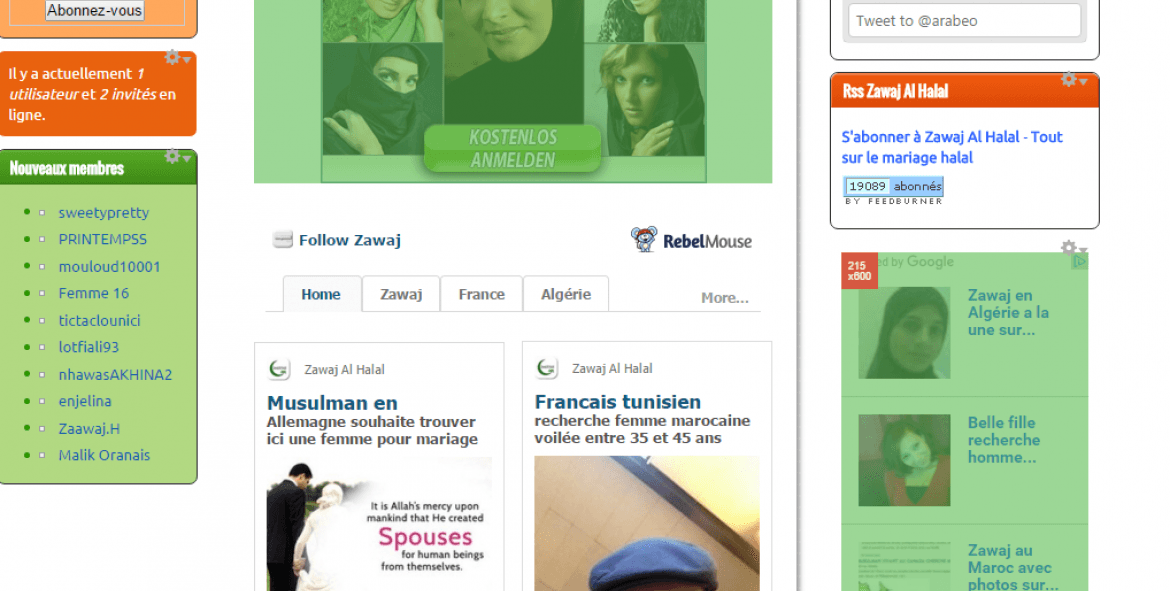 femme recherche google